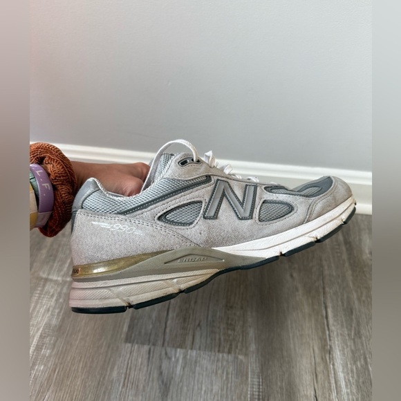 New Balance 990 V4 Encap Sneakers Casual Shoes MADE IN USA Gray White Size 11 - Picture 5 of 12